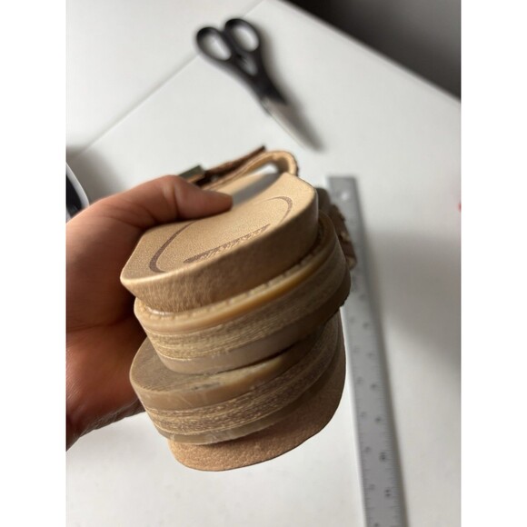 Dr. Scholl's Buckle Slide Sandal Originalist Honey Snake Sz 6 - Picture 9 of 14